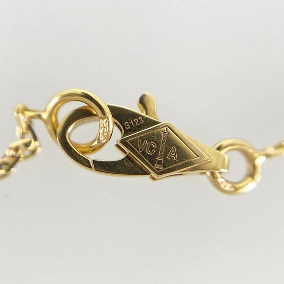 Van Cleef & Arpels Frivole mini VCARP7S800 Rose gold Ruby Necklace - Picture 9 of 14